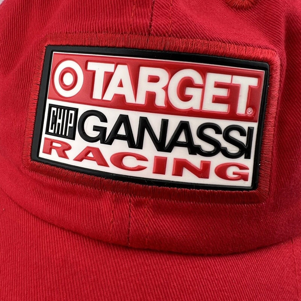 Ball Cap Buckle Back "Target Ganassi Racing" Patch, Red - Picture 11 of 12